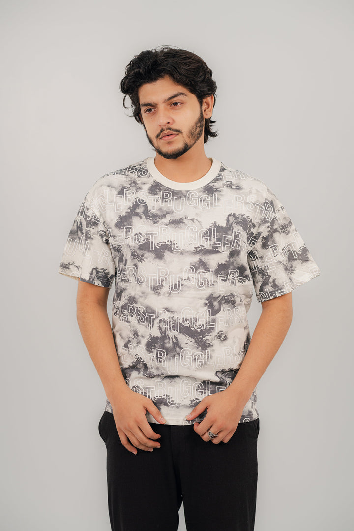 Struggle Off-White T-Shirt TS-2235 SPLAYD