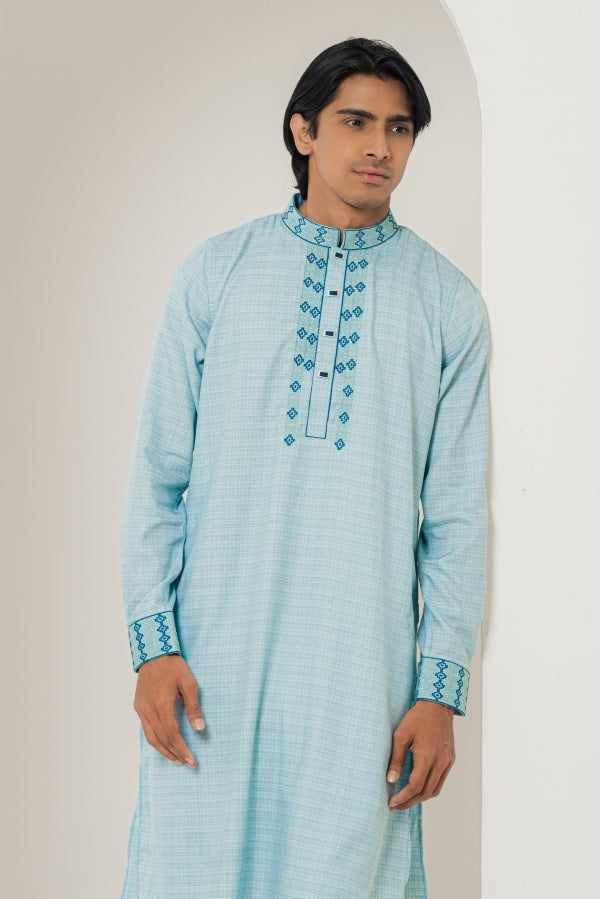 Diamond Mint Green panjabi-0504 SPLAYD