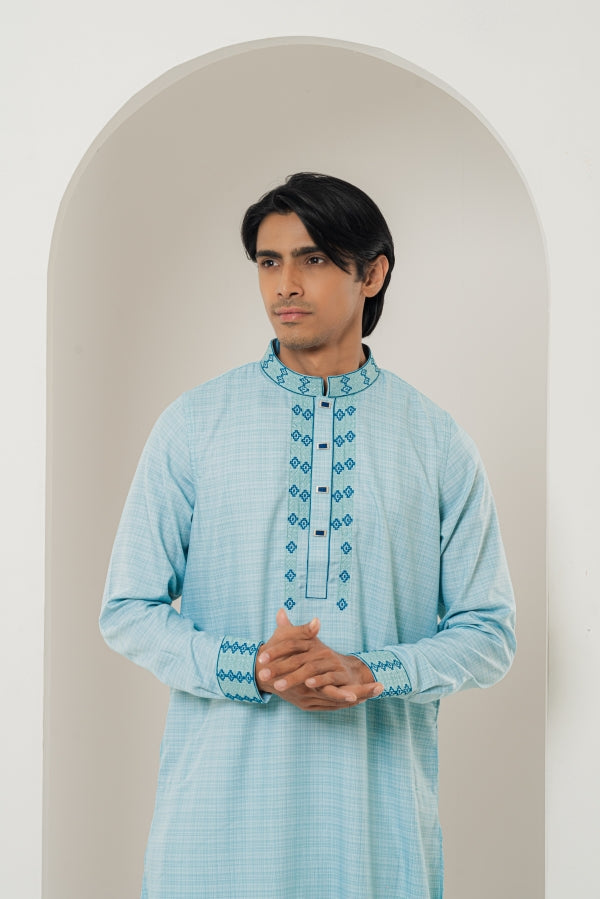 Diamond Mint Green panjabi-0504 SPLAYD