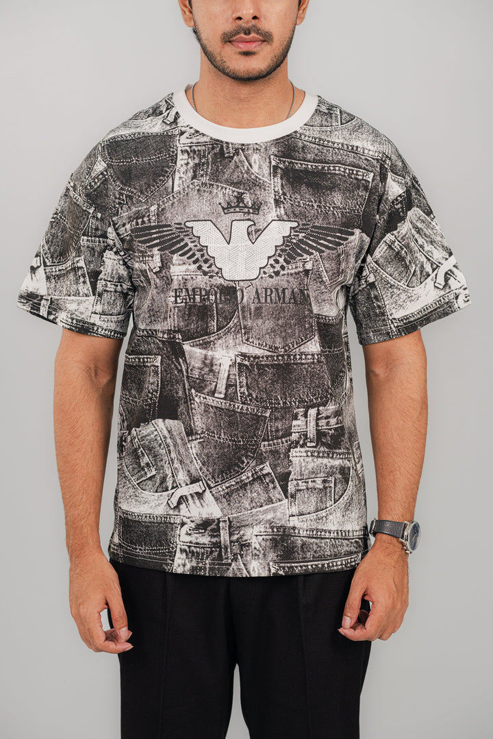 Armani Smoky White T-Shirt TS-2233 Splayd