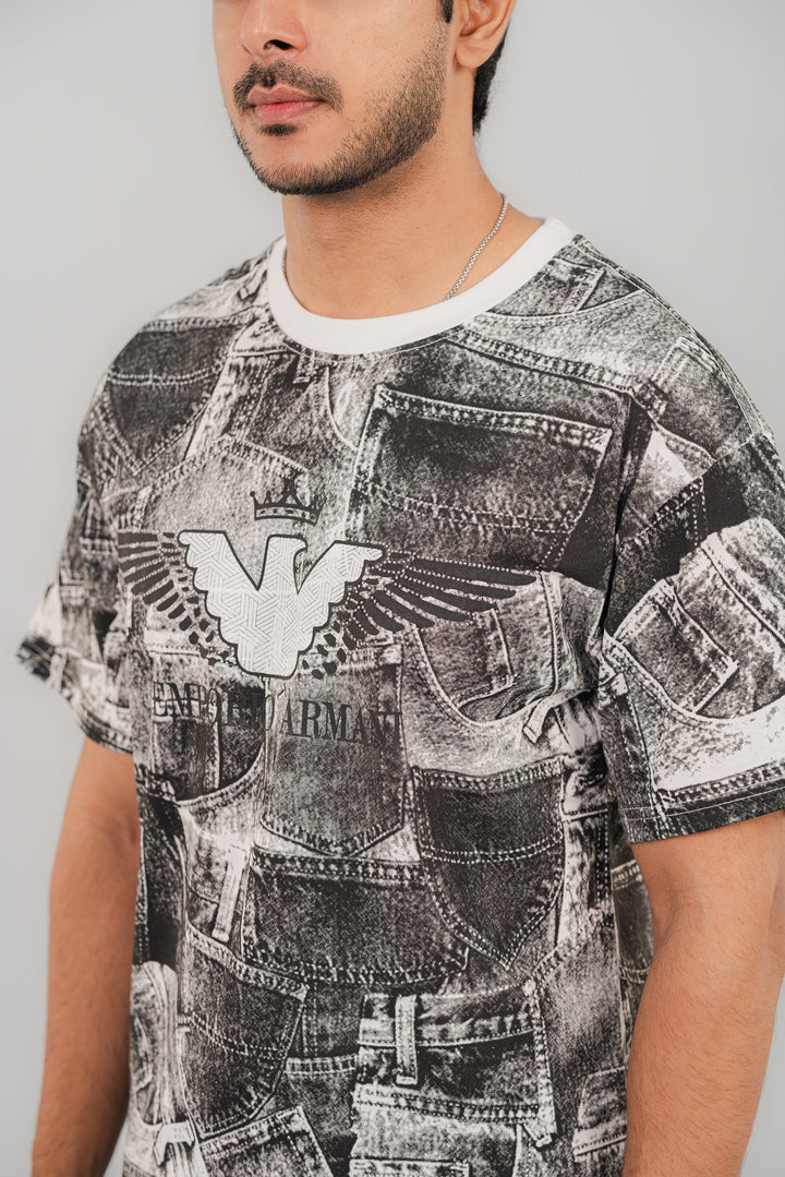 Armani Smoky White T-Shirt TS-2233 Splayd