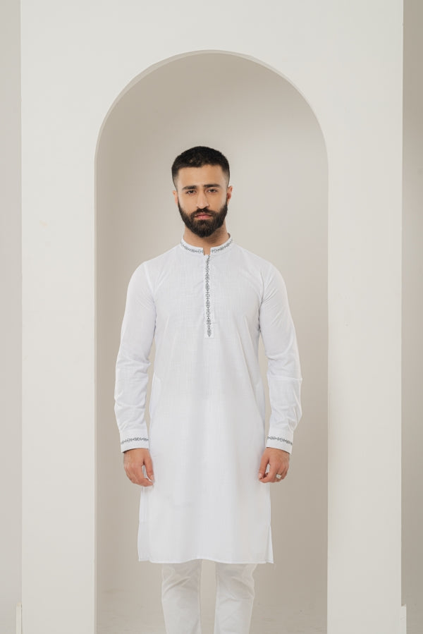 Runes Pearl White panjabi-0502 SPLAYD