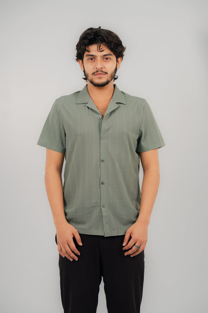 Camp Sage Half Shirt HS-2621 SPLAYD