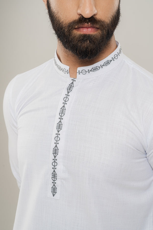 Runes Pearl White panjabi-0502 SPLAYD