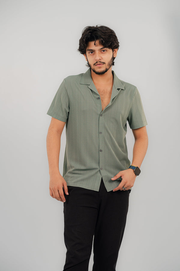 Camp Sage Half Shirt HS-2621 SPLAYD