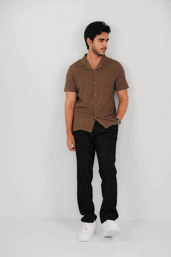 Camp Brown Half Shirt HS-2622 SPLAYD