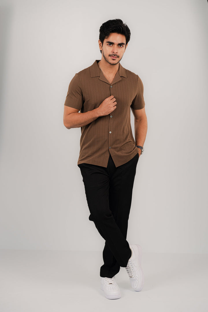 Camp Brown Half Shirt HS-2622 SPLAYD