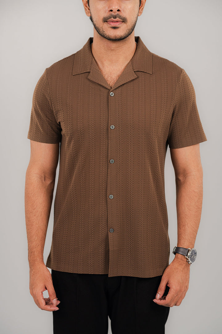 Camp Brown Half Shirt HS-2622 SPLAYD