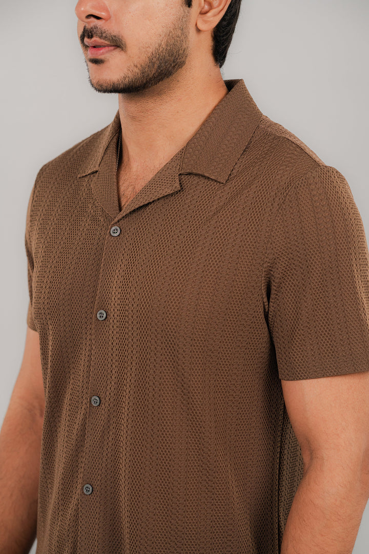 Camp Brown Half Shirt HS-2622 SPLAYD