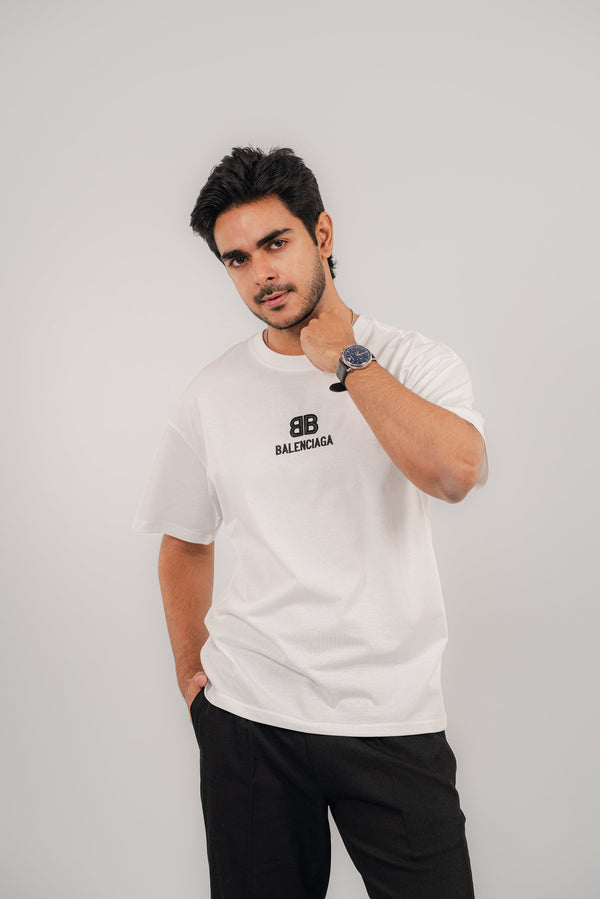 Balenciaga White T-Shirt TS-2242 SPLAYD