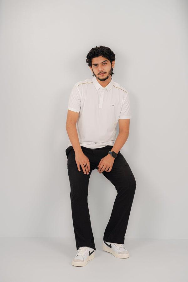 Pulomen White Polo Shirt PS -2019 SPLAYD
