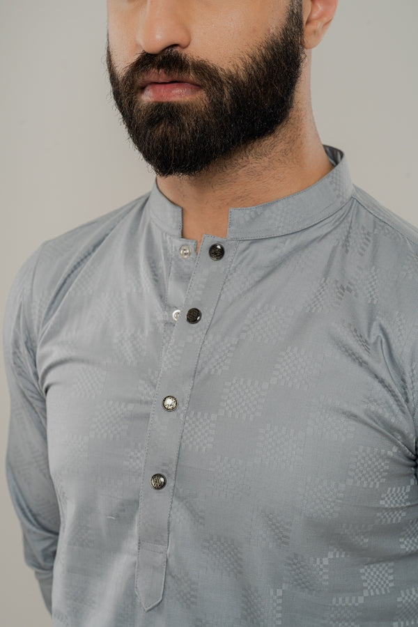 Weave Pearl Gray panjabi-0506 SPLAYD