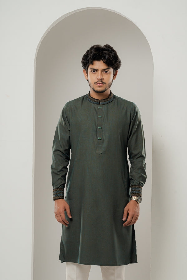 Tribal Leaf Green panjabi-0510 SPLAYD