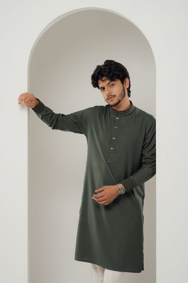 Tribal Leaf Green panjabi-0510 SPLAYD