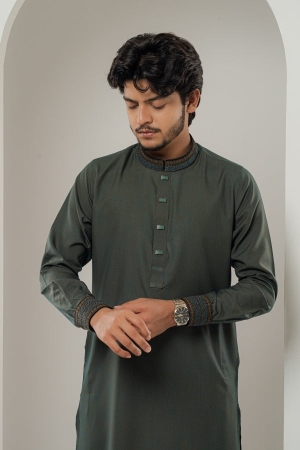 Tribal Leaf Green panjabi-0510 SPLAYD