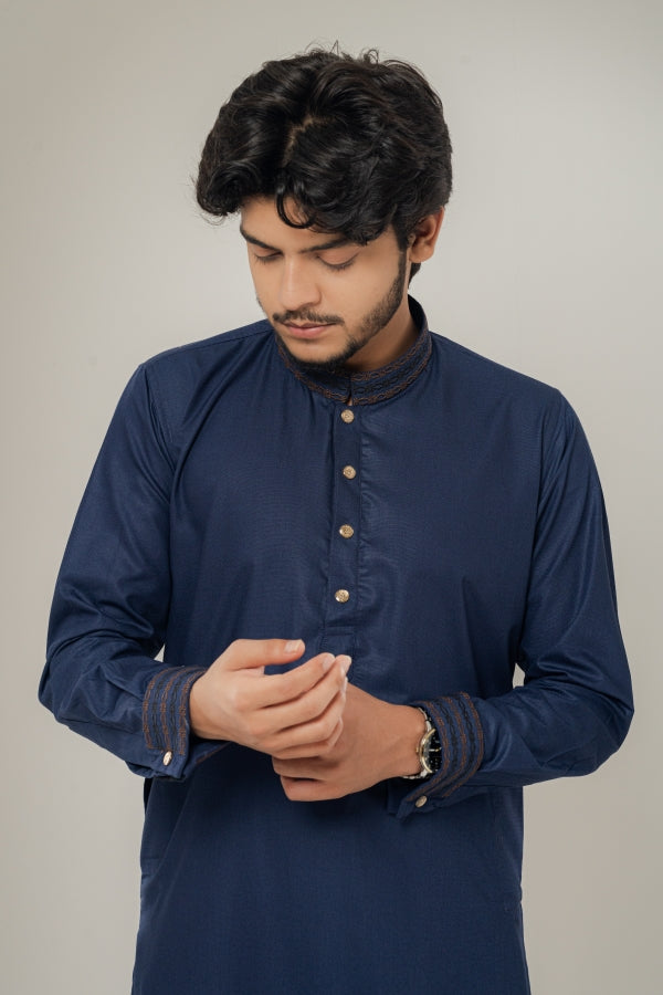 Elegant Berry Blue panjabi-0511 SPLAYD