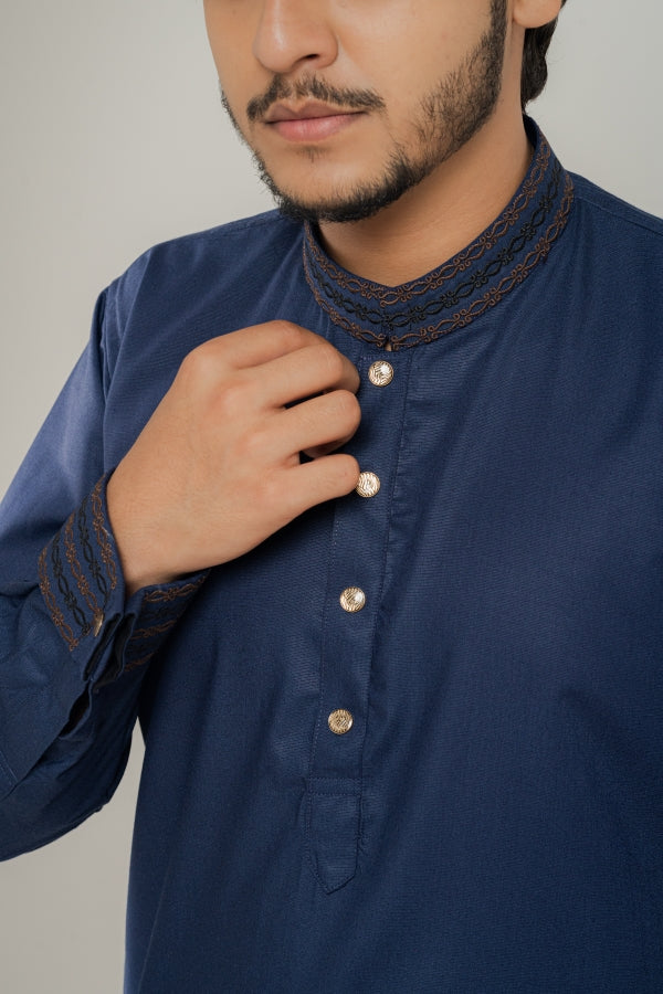 Elegant Berry Blue panjabi-0511 SPLAYD