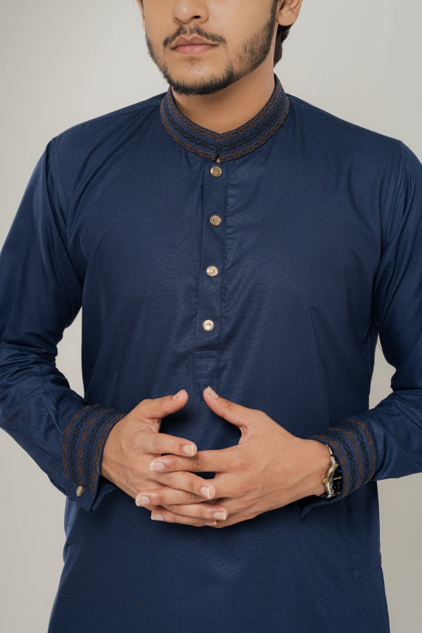 Elegant Berry Blue panjabi-0511 SPLAYD