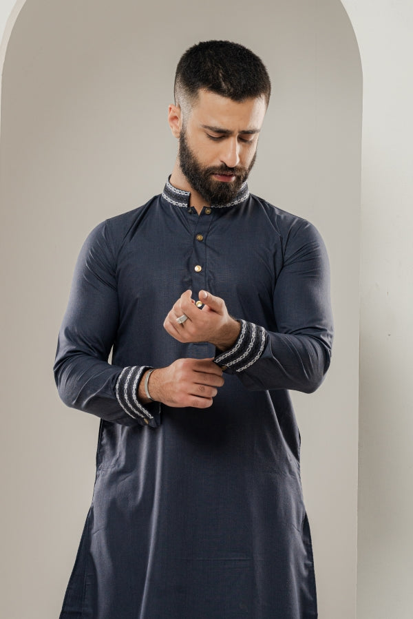 Elegant Stone Blue panjabi-0512 SPLAYD