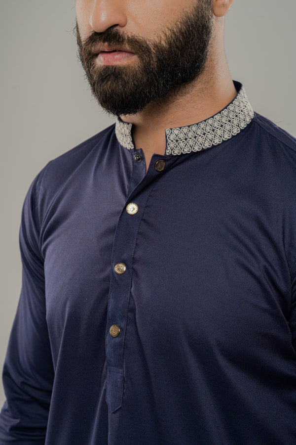 Paisley Midnight Blue panjabi-0516 SPLAYD