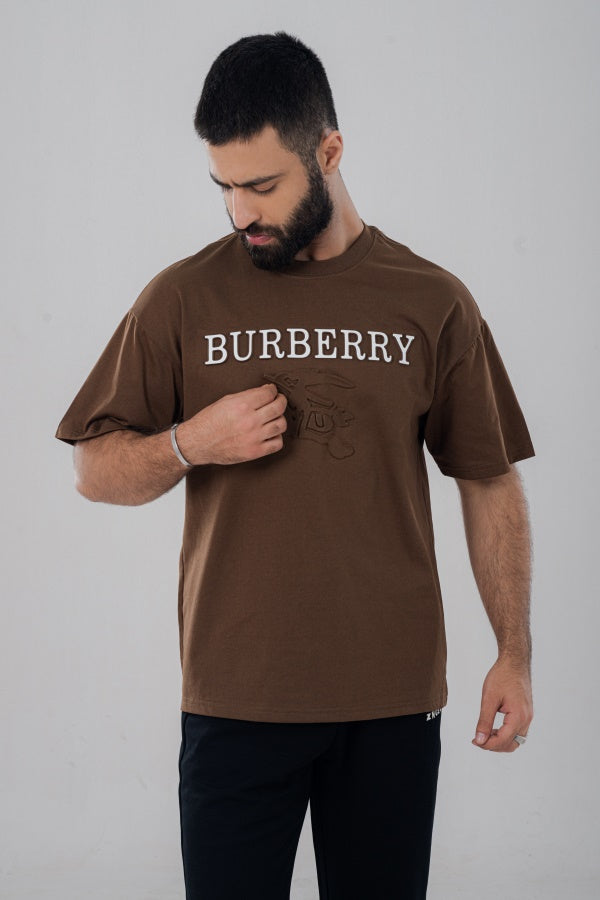 Bury Monogram Brown T-Shirt TS-0451