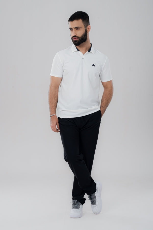 Nitty Snoiw White Polo Shirt PS-0306 SPLAYD
