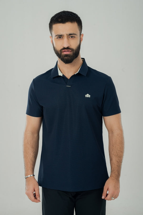 Nitty Dark Blue Polo Shirt PS-0307 SPLAYD