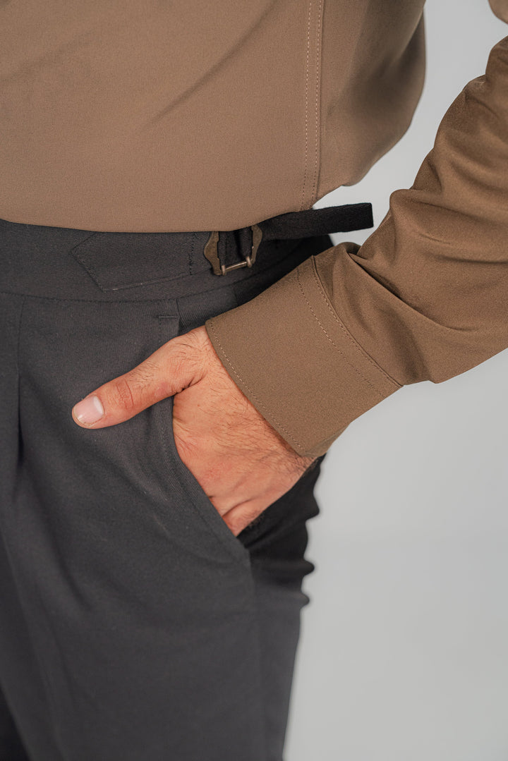 Gurkha Solid Black Pant FP-2801 Splayd