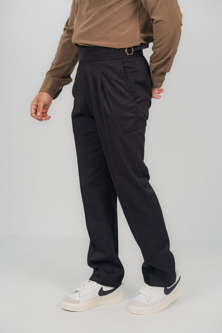Gurkha Solid Black Pant FP-2801 Splayd