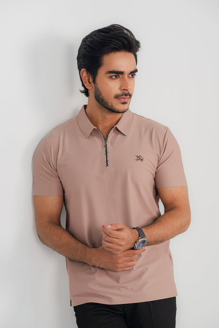 Burberry Beige Polo Shirt PS-2037 SPLAYD