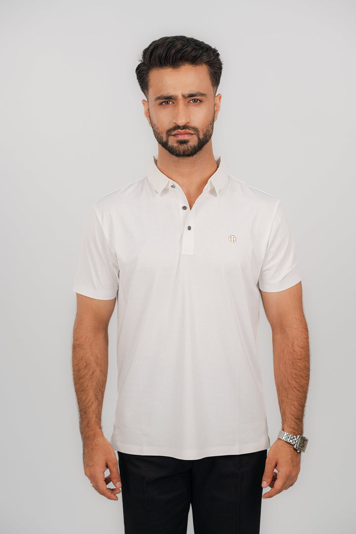 High Fashion White Polo Shirt PS-2017 SPLAYD