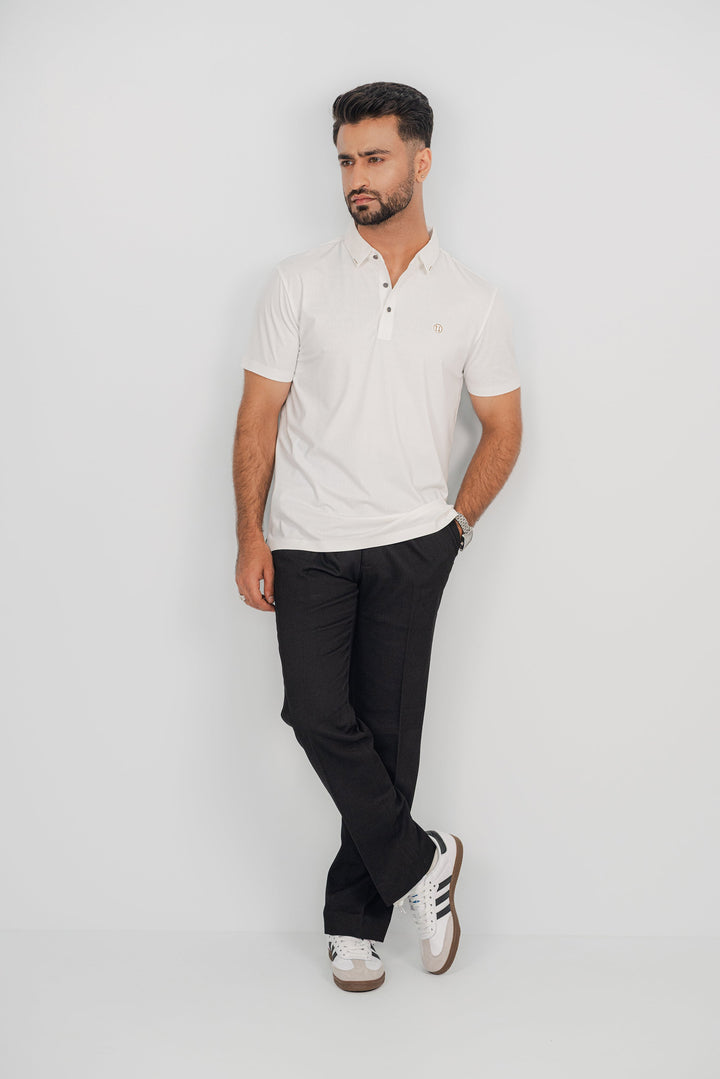 High Fashion White Polo Shirt PS-2017 SPLAYD