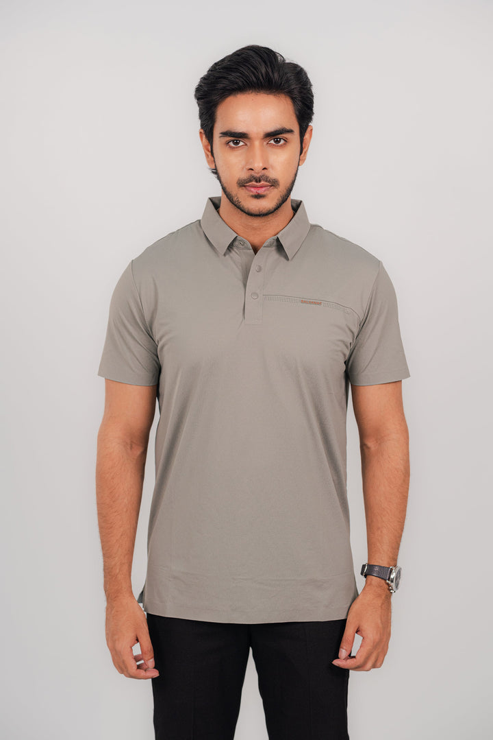 Saltanat Smoke Gray Polo Shirt PS-2034 Splayd