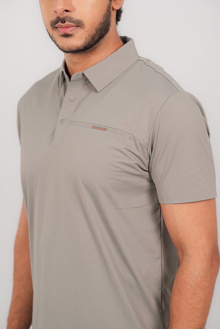 Saltanat Smoke Gray Polo Shirt PS-2034 Splayd