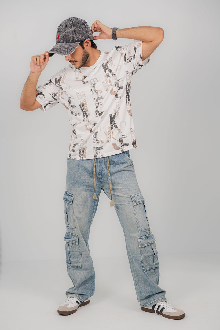 Alfabeto White T-Shirt TS-2255 SPLAYD