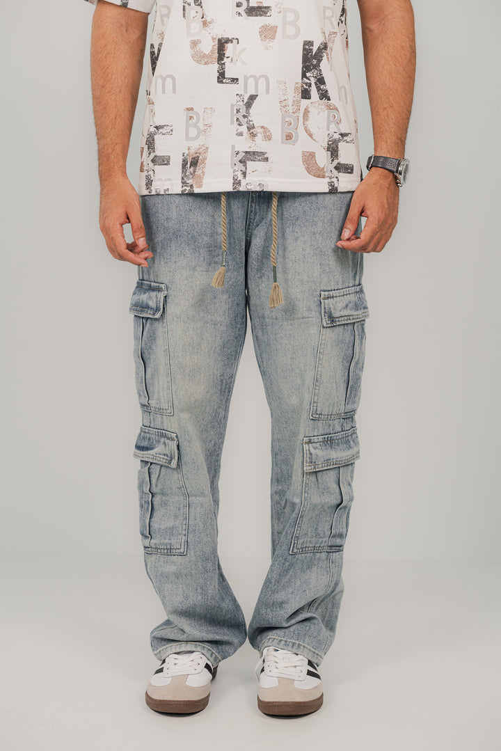 Cargo Stone Blue Pant CP-2821 SPLAYD