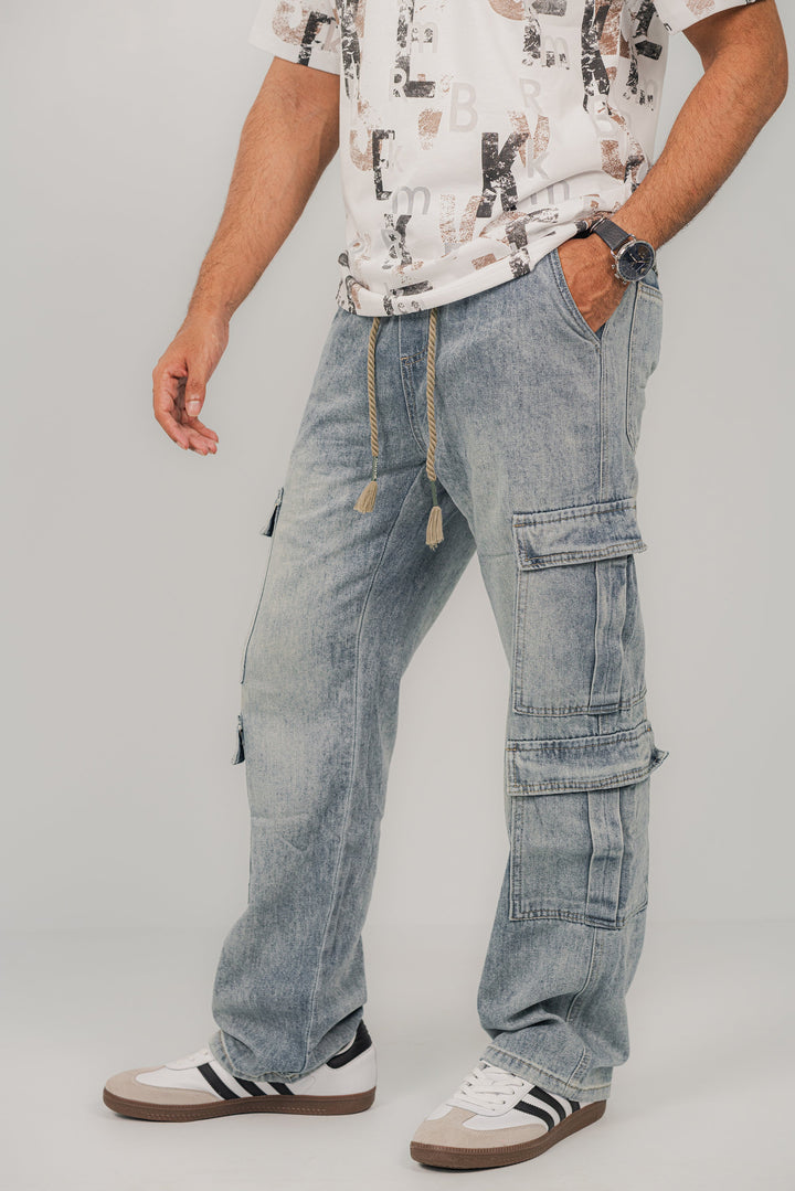 Cargo Stone Blue Pant CP-2821 SPLAYD