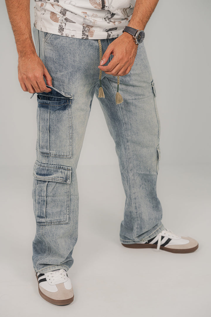 Cargo Stone Blue Pant CP-2821 SPLAYD