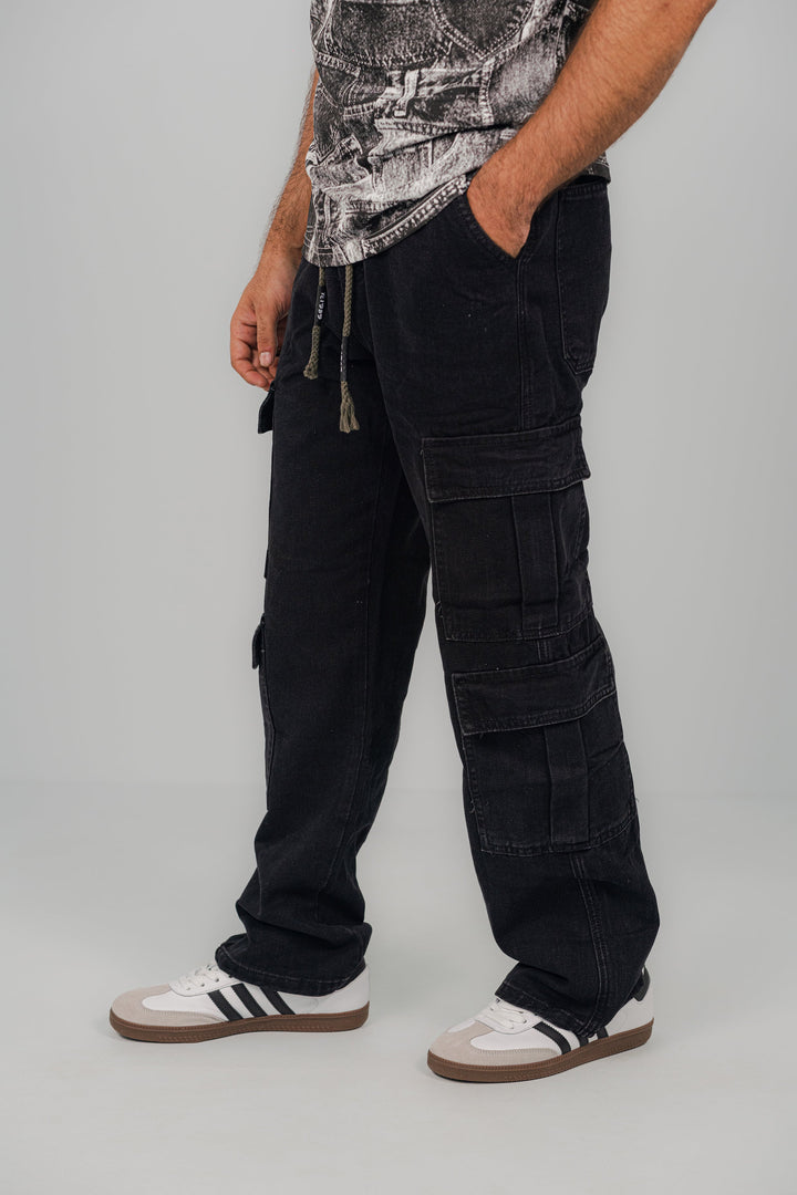 Cargo Carbon Black Pant CP-2820 Splayd