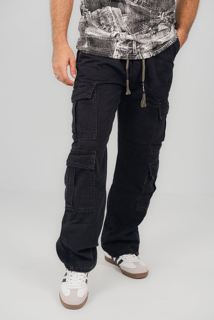 Cargo Carbon Black Pant CP-2820 Splayd