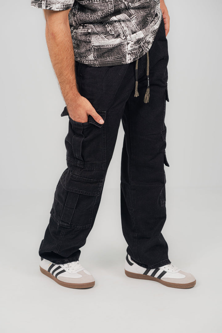 Cargo Carbon Black Pant CP-2820 Splayd