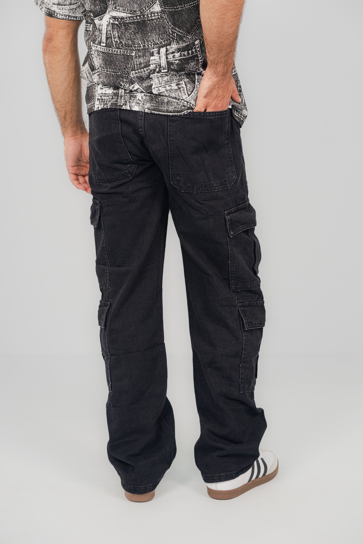 Cargo Carbon Black Pant CP-2820 Splayd