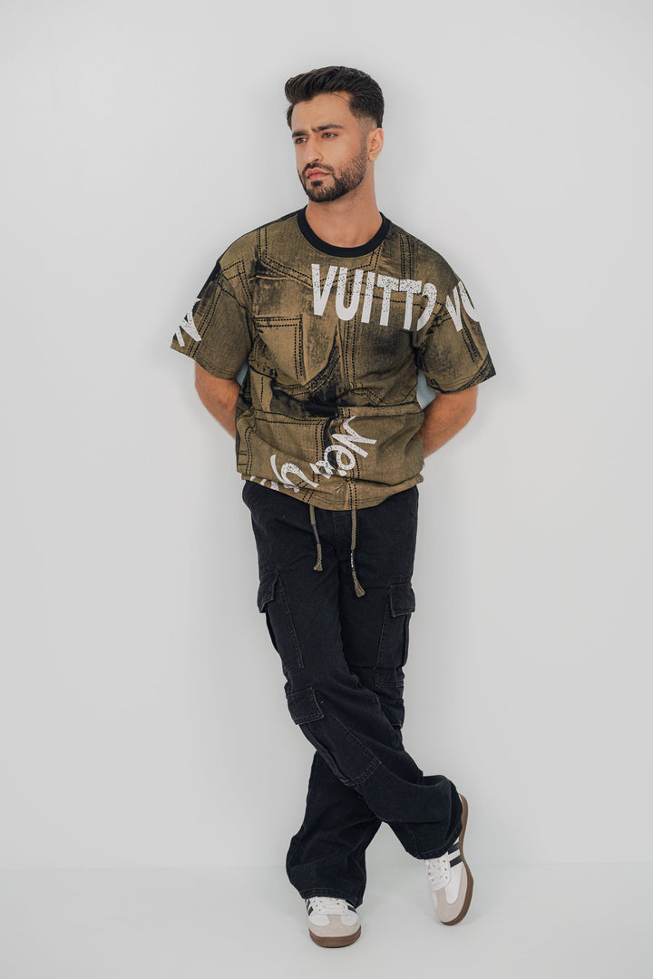 Vuitton Faded Green T-Shirt TS-2249 Splayd