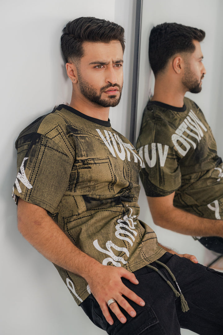 Vuitton Faded Green T-Shirt TS-2249 Splayd