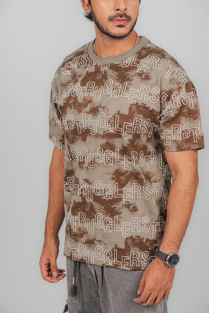 Struggle Gray T-Shirt TS-2234 (S-4XL) Splayd