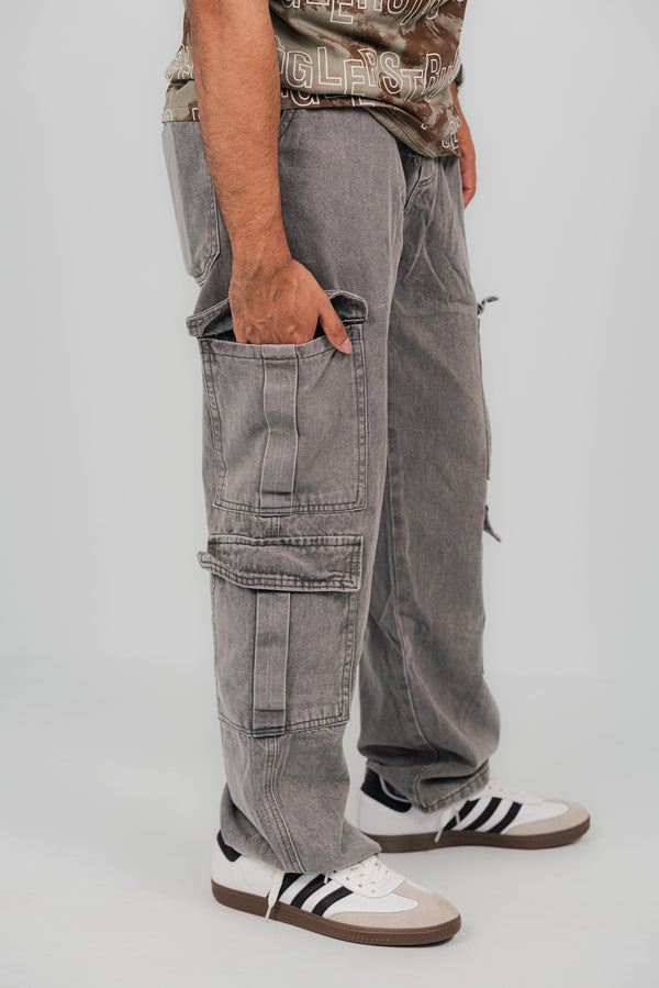 Cargo Washed Gray Pant CP Splayd