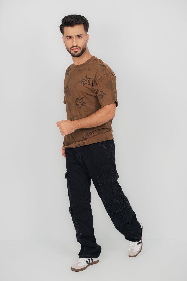 Positive Star Brown T-Shirt TS-2239 Splayd