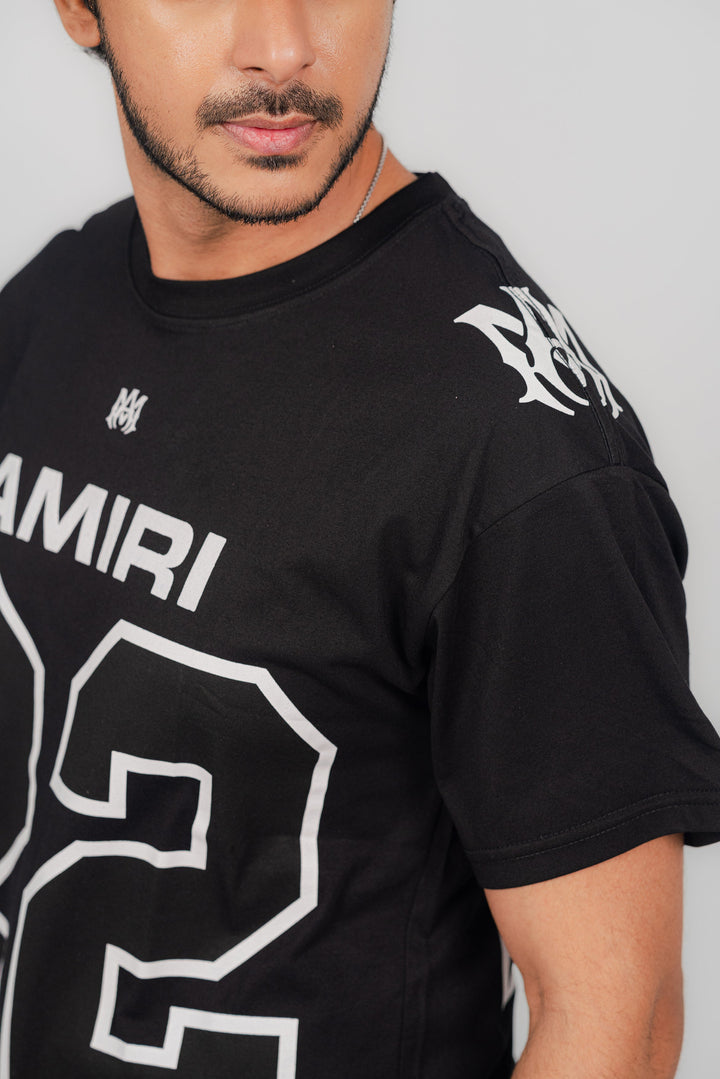 Amiri 22 Black T-Shirt TS-2253 Splayd