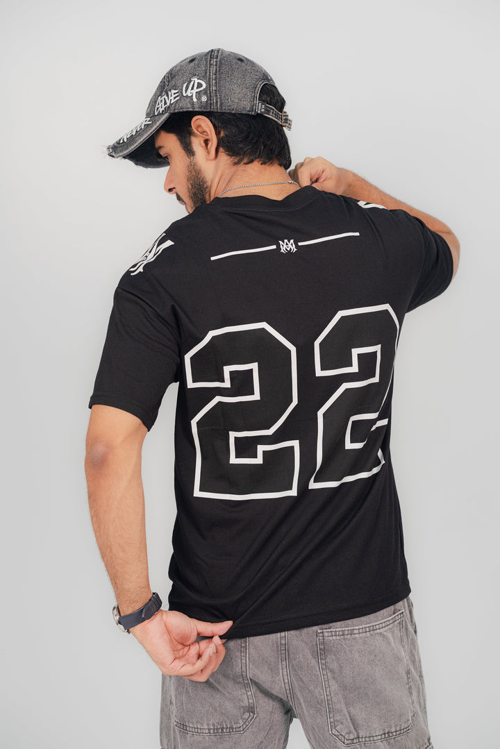 Amiri 22 Black T-Shirt TS-2253 Splayd