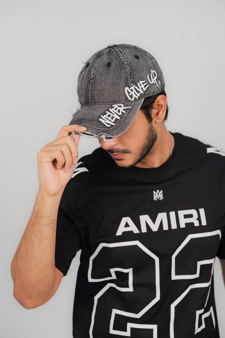 Amiri 22 Black T-Shirt TS-2253 Splayd
